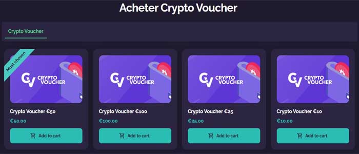 Acheter Crypto Voucher en ligne reviewyonline.com